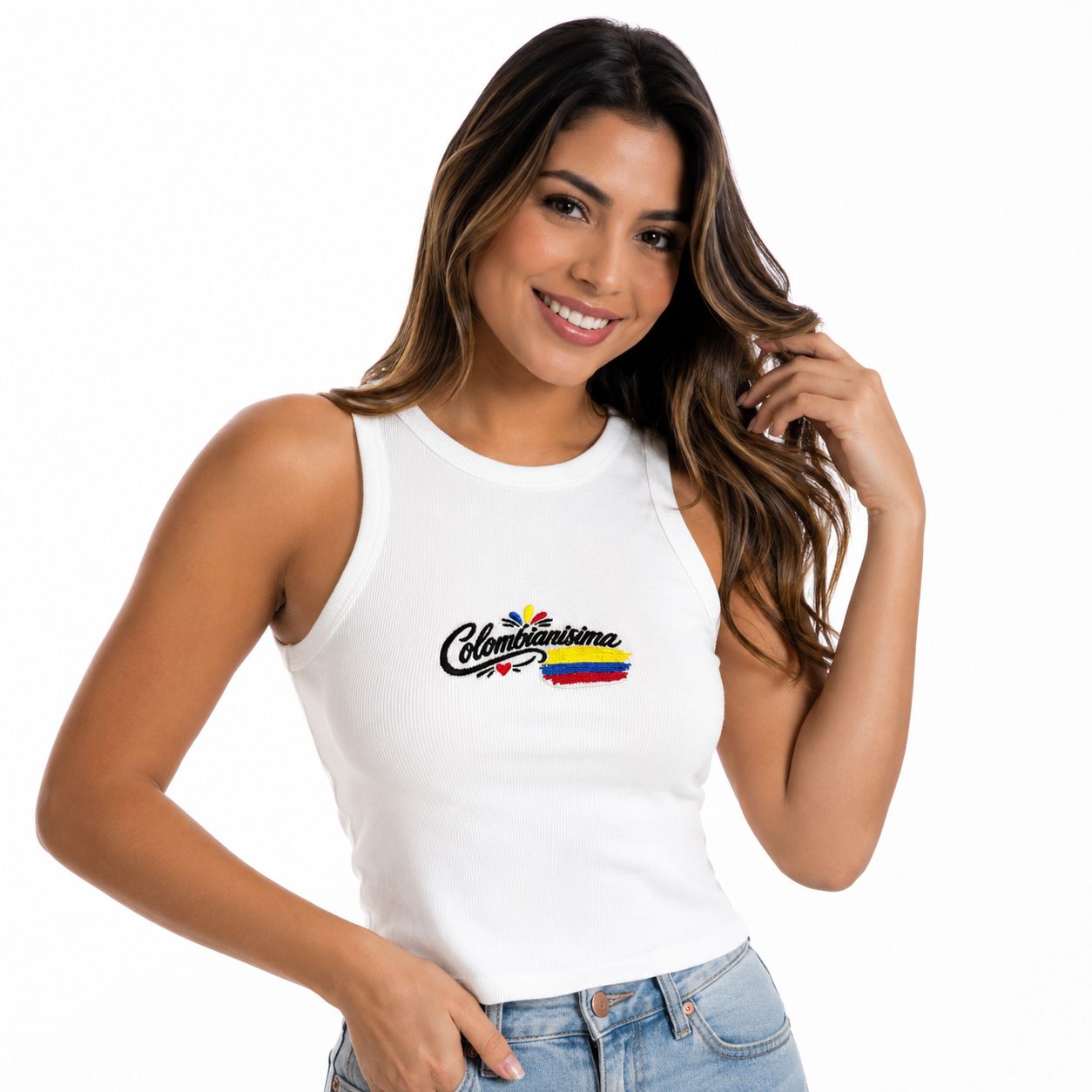 TANK TOPS BORDADA
