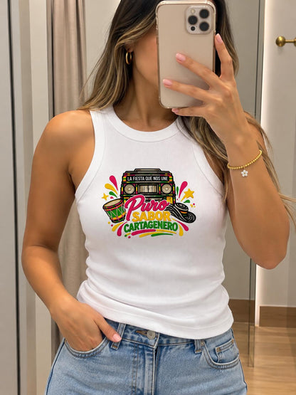 TANK TOPS ESTAMPADO PREMIUM